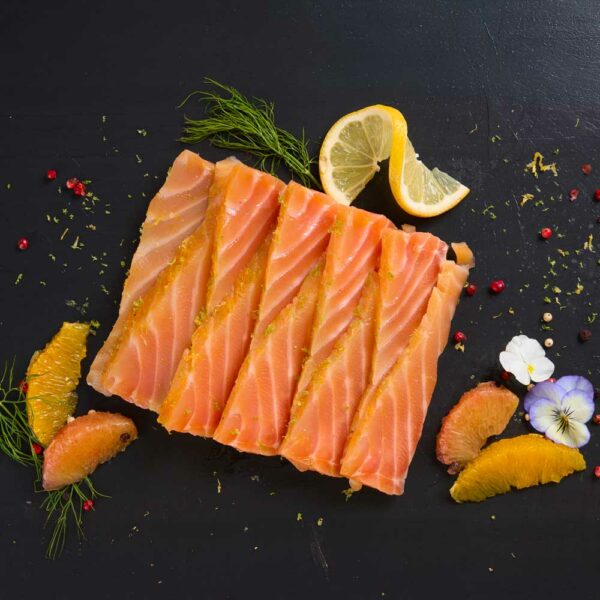 Saumon Gravlax Agrumes & gin non tranché
